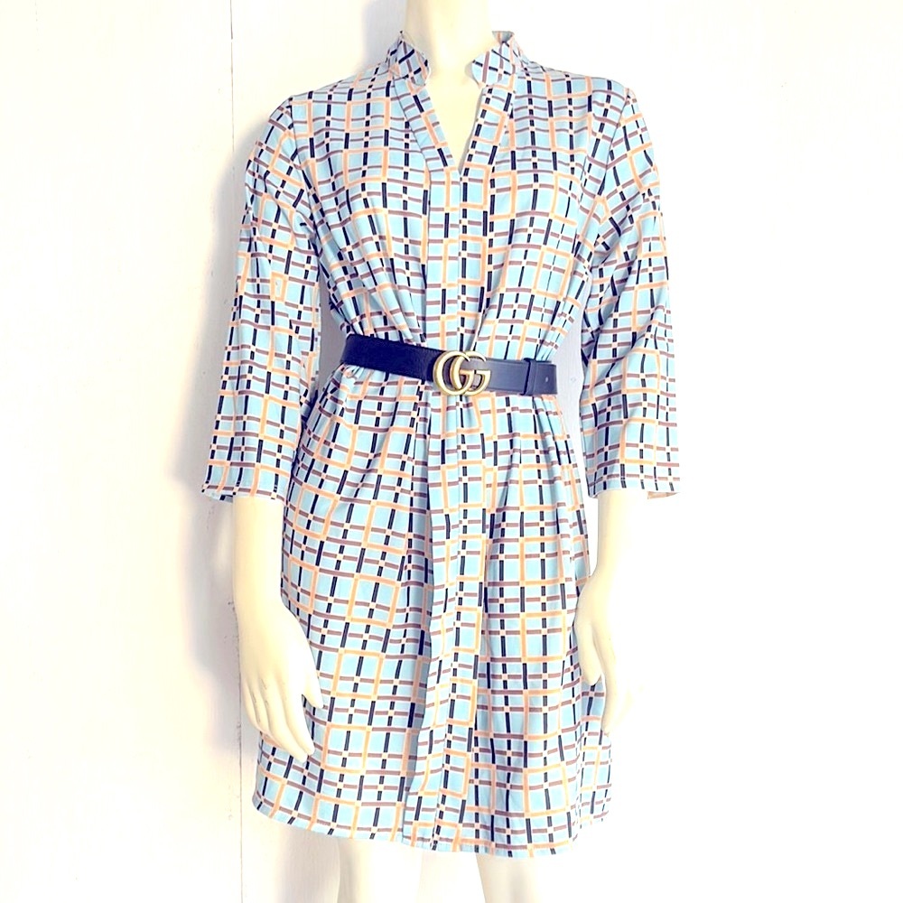 ITALIAN ADELE ALTMAN SHIRT DRESS SIZE M